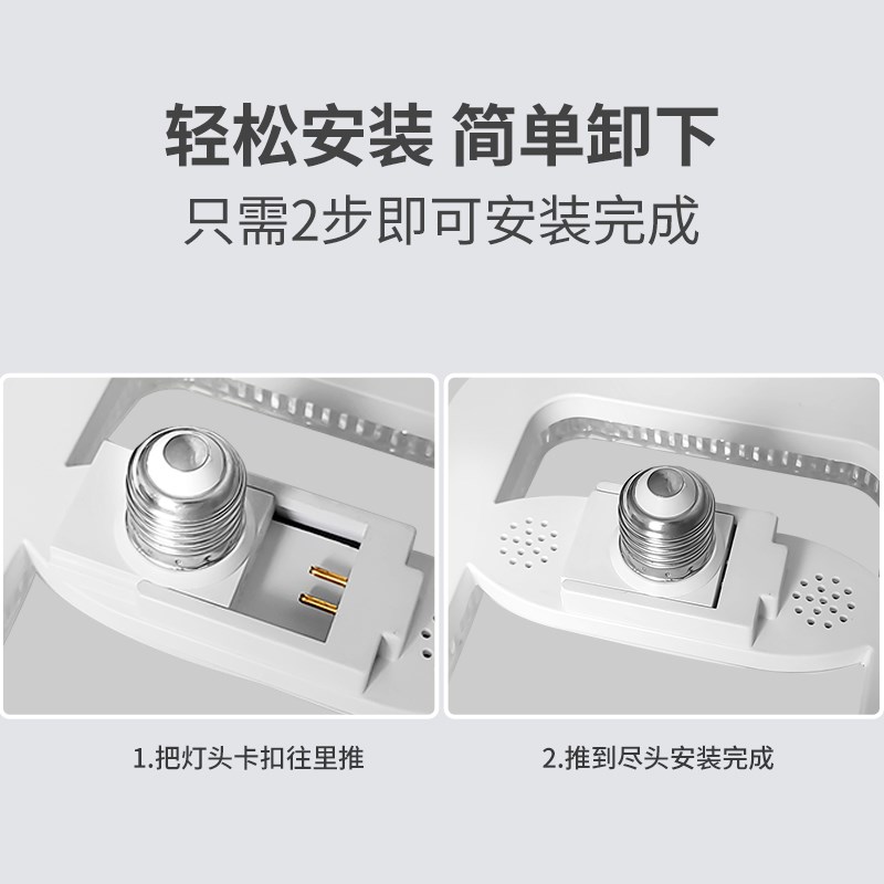 灯泡led节能灯超亮e27螺口办公室宿舍螺纹家用照明环形方形吊灯