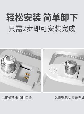 灯泡led节能灯超亮e27螺口办公室宿舍螺纹家用照明环形方形吊灯