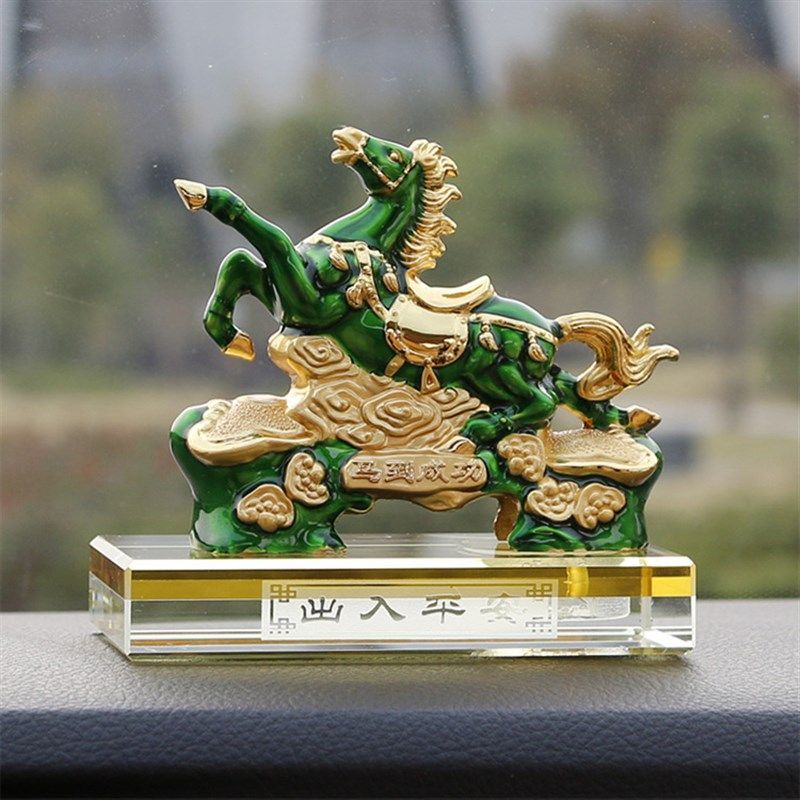 高档合金马汽车香水座 车用香水摆件 车内用品汽车香水 汽车饰品