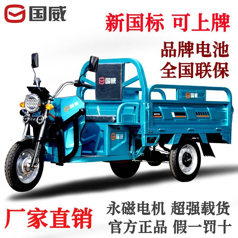 电动三轮车载重拉货快递车摆摊农用电瓶车大功家用大功率厂家直销
