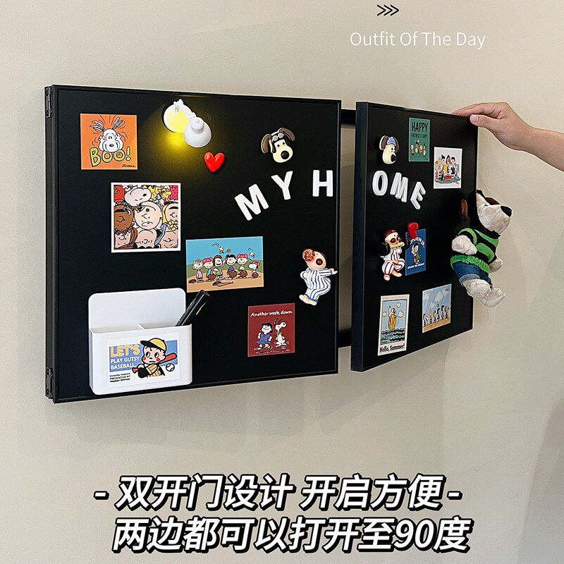 电表箱装饰画新款大尺寸双开门配电箱多媒体一体遮挡定制电表盒画