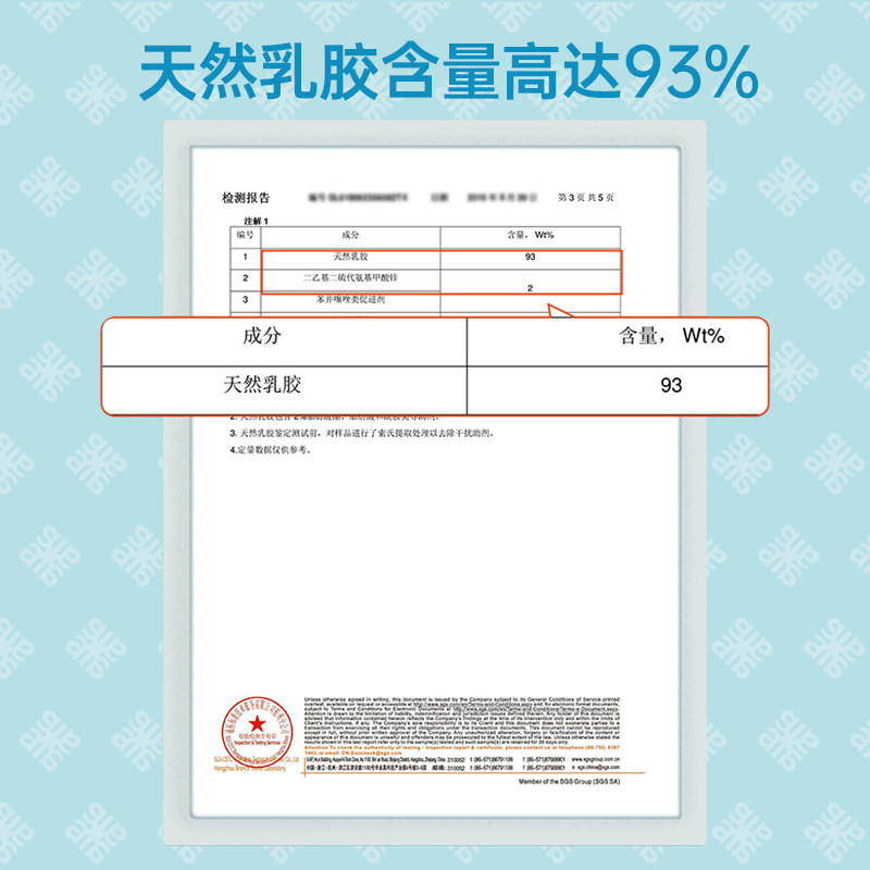 妮泰雅乳胶枕头泰国原装进口枕芯单人护颈椎枕助睡眠按摩橡胶保健