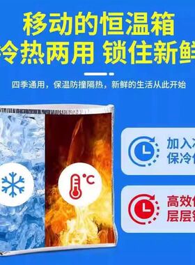 保温袋立体加厚水果海鲜冻品外卖快递保鲜隔热冷藏袋