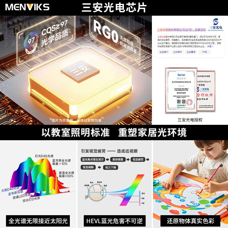 极简卧室吸顶灯全光谱主卧灯护眼客厅灯现代简约云朵灯儿童房灯具