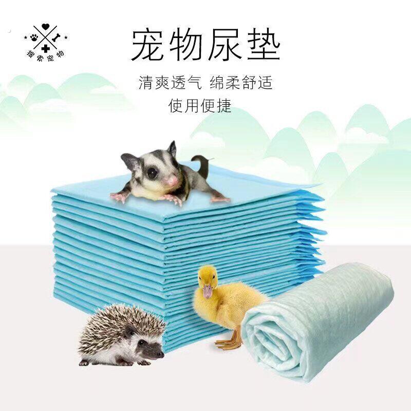 蜜袋鼯尿垫除臭仓鼠宠物一次性尿片加厚防漏狗狗吸水防尿垫尿不湿