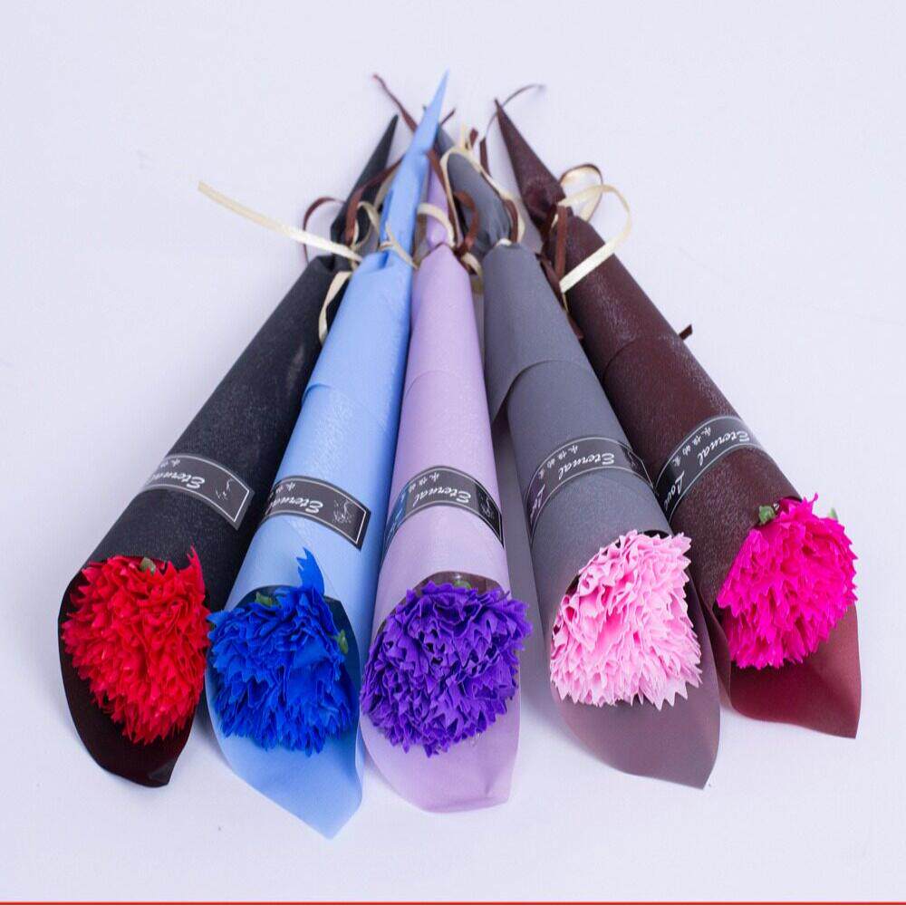 香皂花康乃馨玫瑰单支肥皂花妇女母亲节情人节教师节创意活动礼品