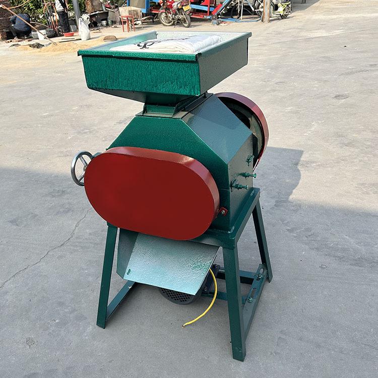 拉丝对辊黄豆压扁机 花生破碎机 燕麦小麦豆子挤扁机