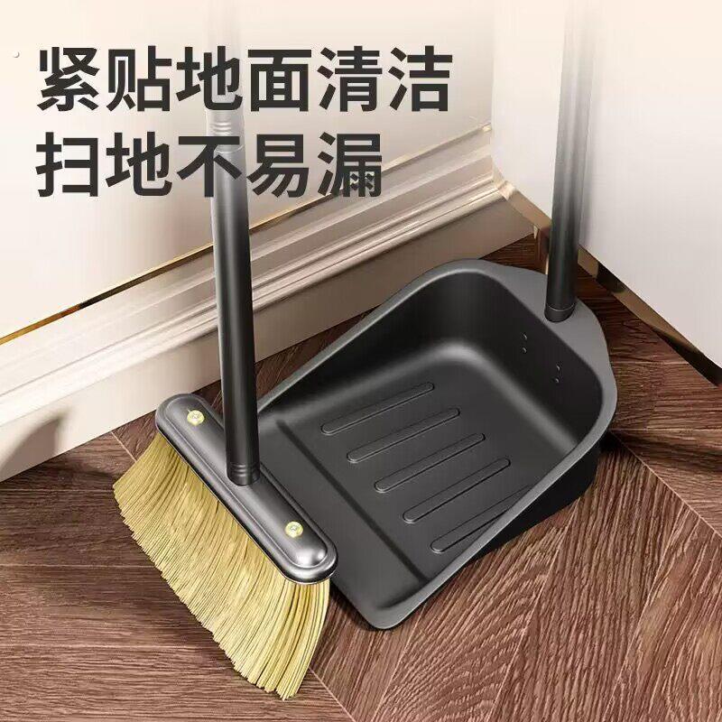 扫把簸箕套装教室扫地笤帚单个硬毛铁艺材质耐用扫帚家用保洁学校