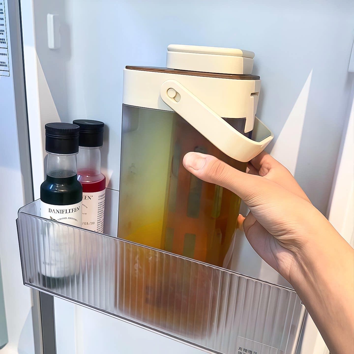 咖啡冷萃壶大容量可携式外带户外冷泡杯家用冰箱冷水壶带刻度冲泡