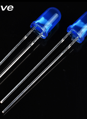 5MM/F5长短脚LED灯/红发红/绿发绿/蓝/白/黄发黄/橙色 发光二极管
