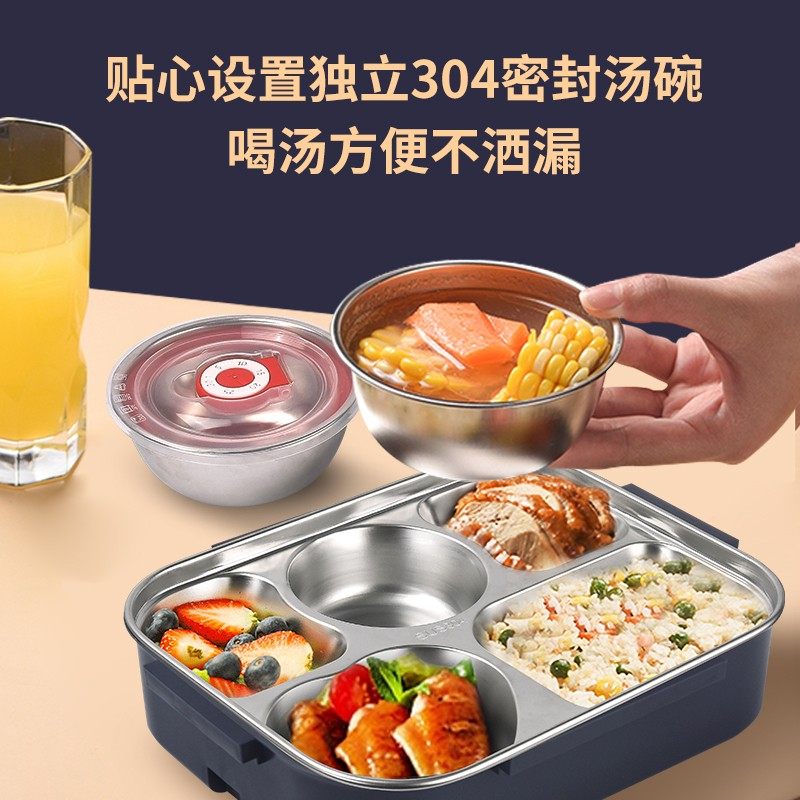 车载电热饭盒12v可插电加热1人上班族免注水保温热饭神器2L大容量