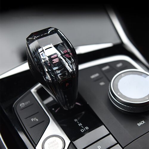 适用VSTAR麦凯拉宝马i34567系x3x4x5ix3原厂款水晶档把三件套拨片