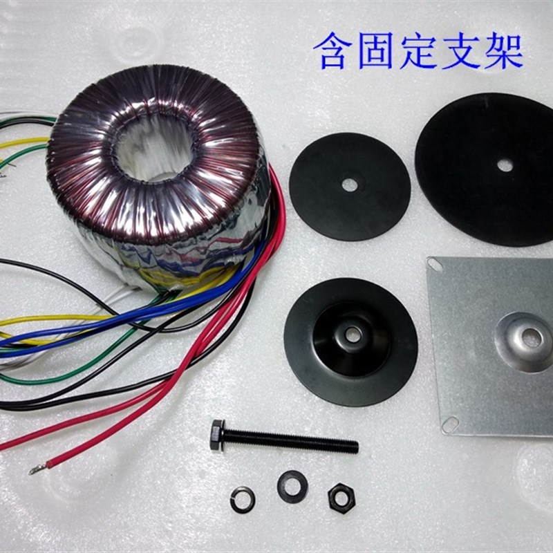 进口铁芯双40V 600W全铜线环形变压器发热放大板环形牛电源变压器