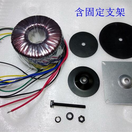 进口铁芯双40V 600W全铜线环形变压器发热放大板环形牛电源变压器