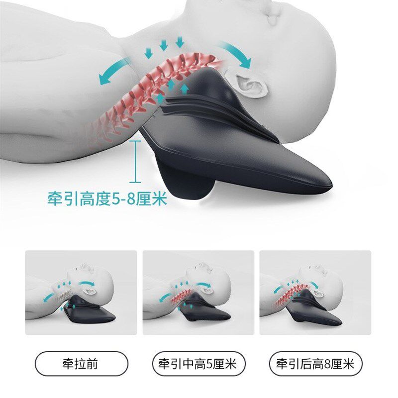 专利颈椎按摩器颈部疼痛加热颈椎脉冲热敷按摩器指压牵引拉伸按摩