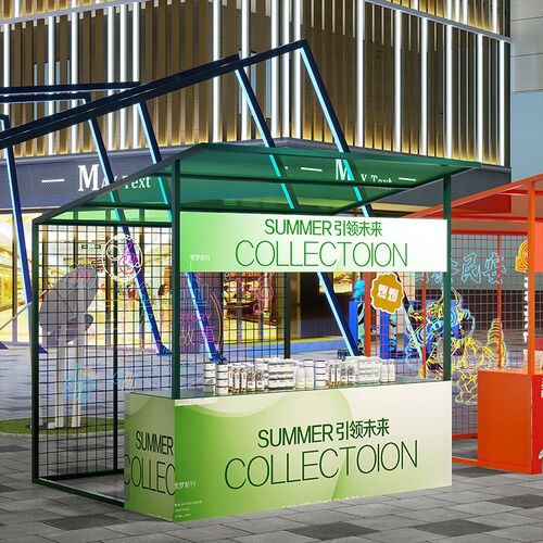 商业街大型美食节活动帐篷摊位夜市小吃街售卖亭可移动市集展示架