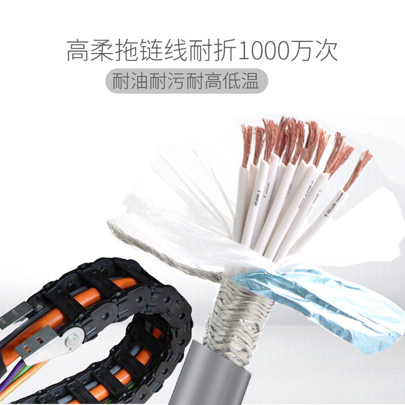 工业级DB15线公对公对母对母15针连接线耐折耐高低温串并口线15P