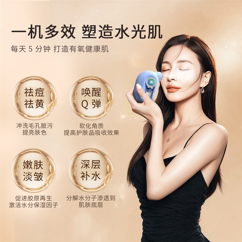 家用脸部保湿美容仪小分子吸收百分95高压注氧仪纳米喷雾补水仪