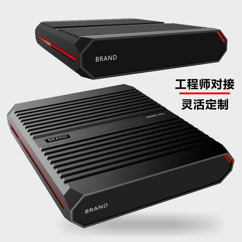 260*80铝型材外壳铝合金外壳定制铝盒通用铝壳仪表仪器工业外壳