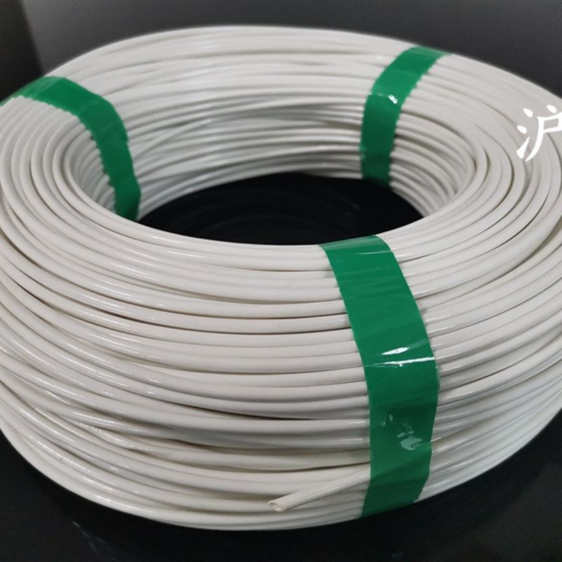 加厚白色高压绝缘管硅胶玻璃纤维管4KV耐高温电线套管耐自熄管