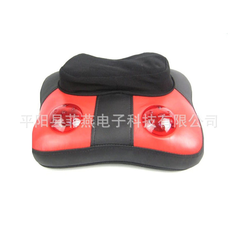 腰颈椎叩击敲打蝴蝶型按摩枕 按摩靠垫红外理疗按摩器