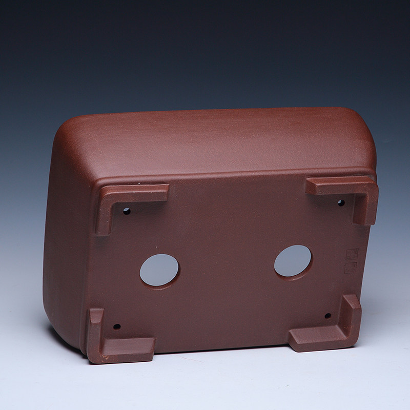 宜兴花盆陶瓷长方大号客厅中国风紫砂盆景盆套盆精品透气清仓包邮