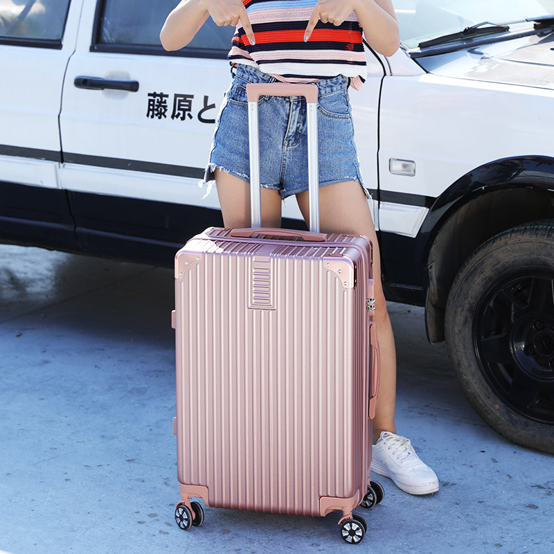 行李箱ins网红新款20可爱涂鸦旅行皮箱子女24寸男学生小型拉杆箱