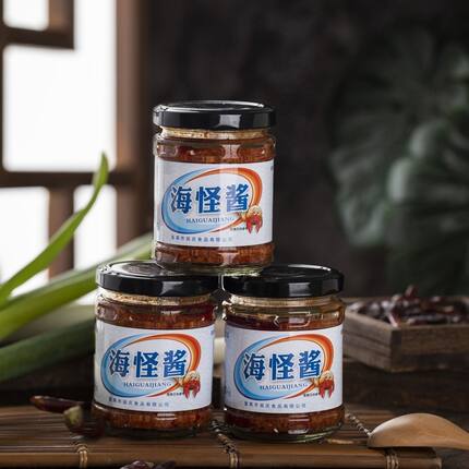 烟台特产即食正宗海怪酱净含量160克原味烹调调味酱海鲜酱瓶装