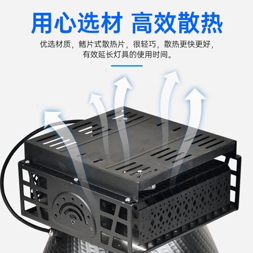亚明led塔吊灯2000W工地照明1000瓦超亮防水户外球场建筑探照