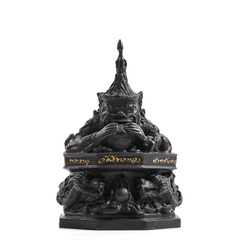 泰国佛牌 拉胡 铜制摆件 拉壶拉祜 水晶球