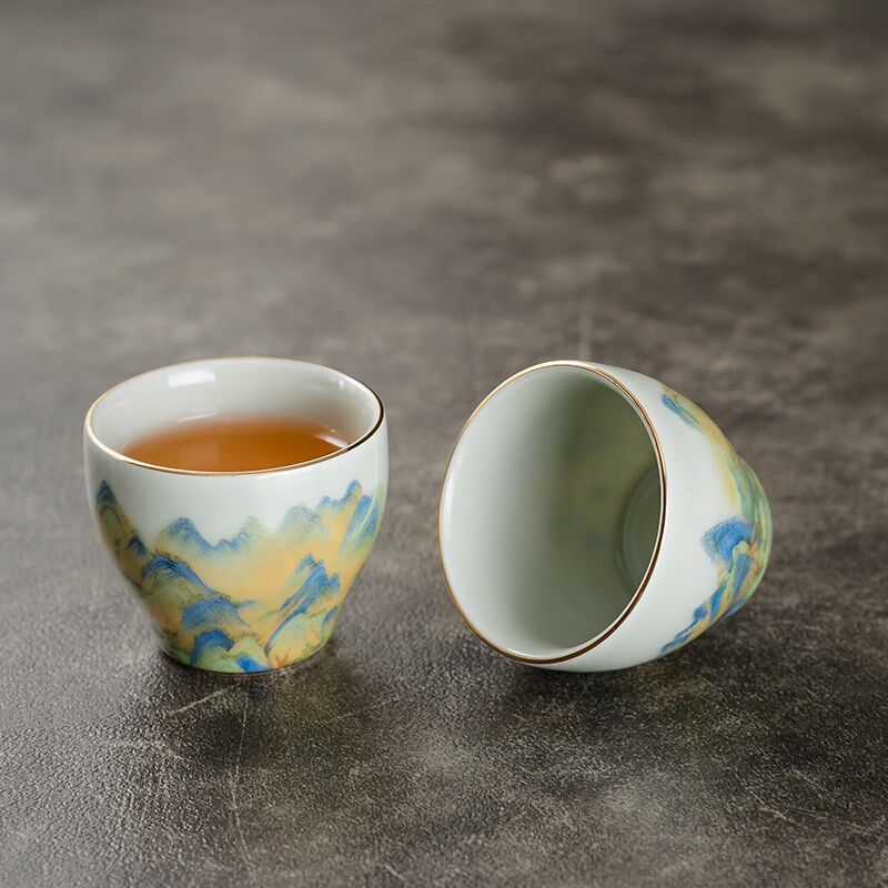成艺陶瓷功夫茶具套装家用高档办公室茶壶茶杯客杯主人杯一壶二杯