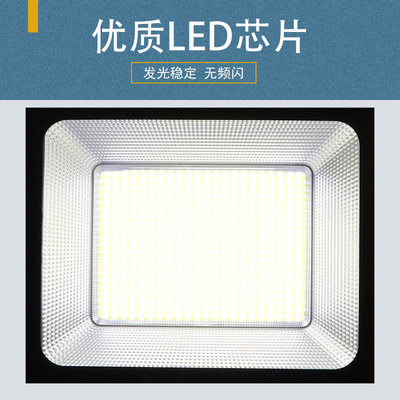 LED投光灯宽压110v防水泛光灯大功率黑金刚户外投射灯