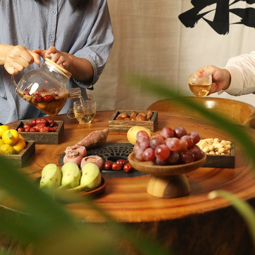 围炉煮茶烤火炉别墅庭院烧烤炉取暖炉炭火盆小型家用碳火炉烧烤桌