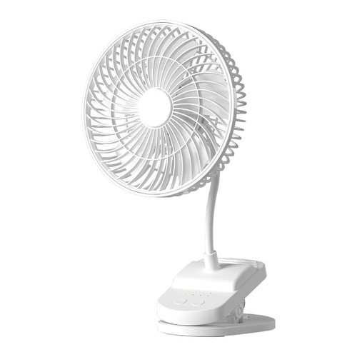 夏季usb可充电桌面风扇学生宿舍床头夹式调速 定时夹扇静音大风力