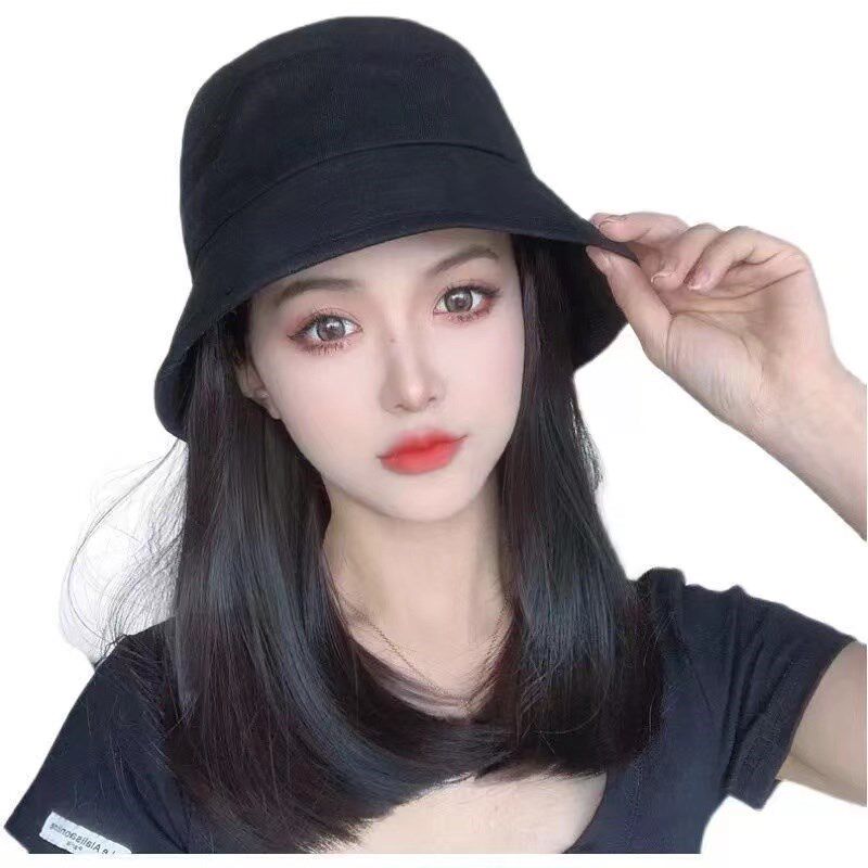 帽子假发一体夏季女款2024新款化疗专用全头套夏天时尚透气假发帽