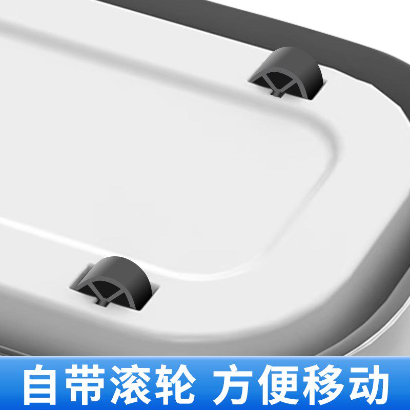 汽车洗车折叠水桶拖把桶可移动水盆长方形塑料单桶手提家用洗拖布