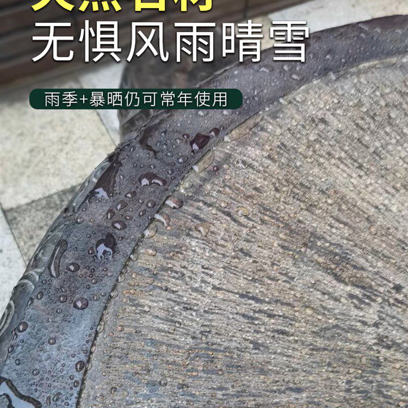 石桌石凳庭院花园仿古禅意茶桌室外休闲桌椅天然石头桌子茶台一套