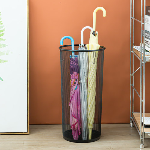 创意雨伞架酒店大堂门口雨伞收纳桶书画置物架家用落地雨伞沥水架