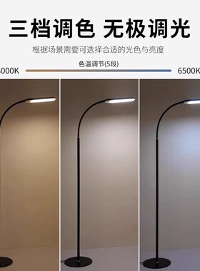 全光谱落地护眼灯学习专用儿童立式客厅卧室床头灯阅读台灯钢琴灯