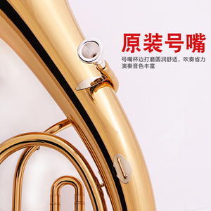 未诺扁键 次中音号 大号乐器 大抱号低音号乐队降B调铜管乐器大号