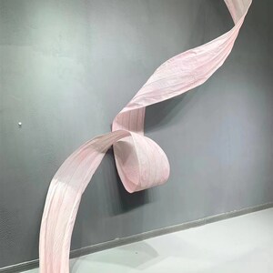 婚庆道具软装造型条设计纸艺自由飘带舞台装饰吊顶皱纹纸弯曲彩条