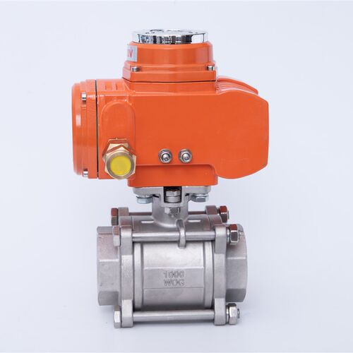 热销QB911F 16P电动防爆不锈钢 丝扣球阀 DN15 20 32 40 50 100