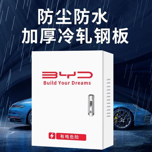 比亚迪新能源充电桩保护箱专用唐宋汉秦海豚壁挂户外立柱防配电箱
