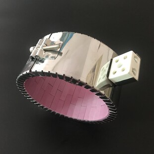红色陶瓷加热圈陶瓷发热圈注塑机陶瓷电热圈挤出机铜加热圈220V