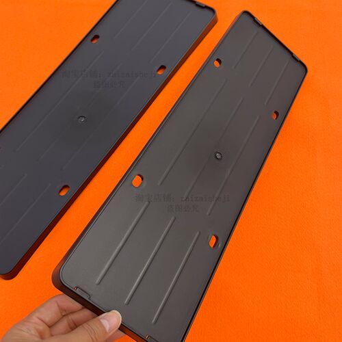 工程塑料车牌框绿牌用细边牌照架创意防翘车牌保护框电动汽车配件