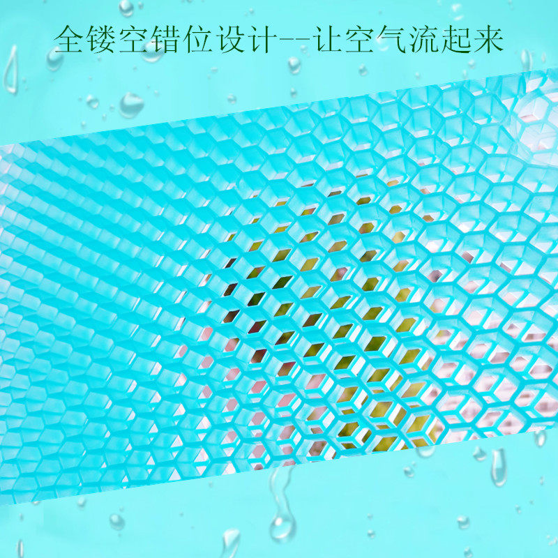 蜂窝凝胶坐垫夏季办公椅靠背货车通用冰垫蜂巢轿车久坐透气座椅垫