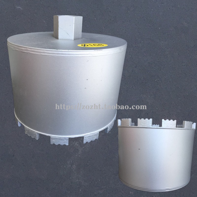 博深金刚石短穿线盒油烟机孔暗线盒120*150水钻头开孔器短水钻头