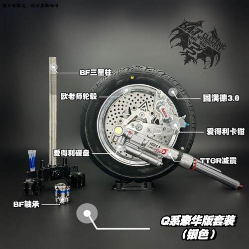 BF-Bat9号q系前面一套q80/q85/qz/q30/q90电动车前叉减震装置