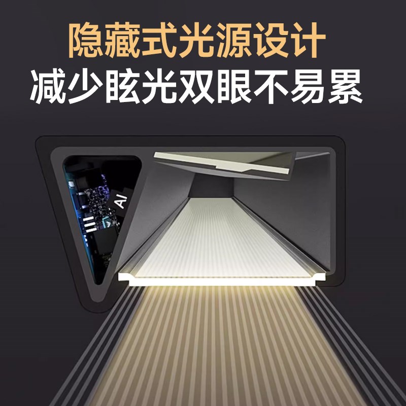 国AA级壁挂式可旋转护眼灯护眼台灯学习灯书桌吸顶阅读长条磁吸灯