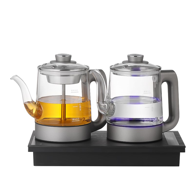凯轩全自动底部上水烧水壶嵌入式茶台一体电磁煮茶大容量炉具套装